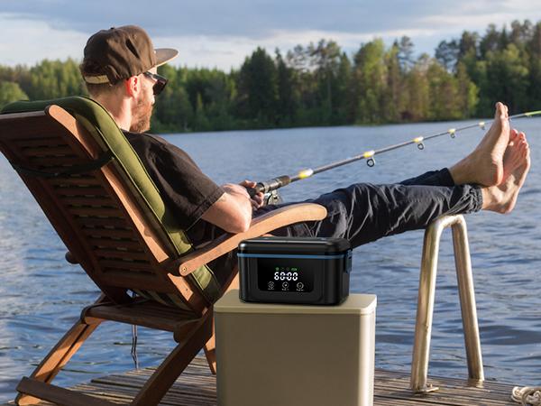 Cordless Electric Lunch Box 1.4L Large Capacity 18000mAh Battery Portable with Scheduled Heating Ice Pack Truck Drivers Set BPA Free Reusable Steel Tableware Cordless Electric Lunch Box 1.4L Large Capacity 18000mAh Battery Portable with Scheduled Heating Ice Pack Truck Drivers Set BPA Free Reusable Steel Tableware