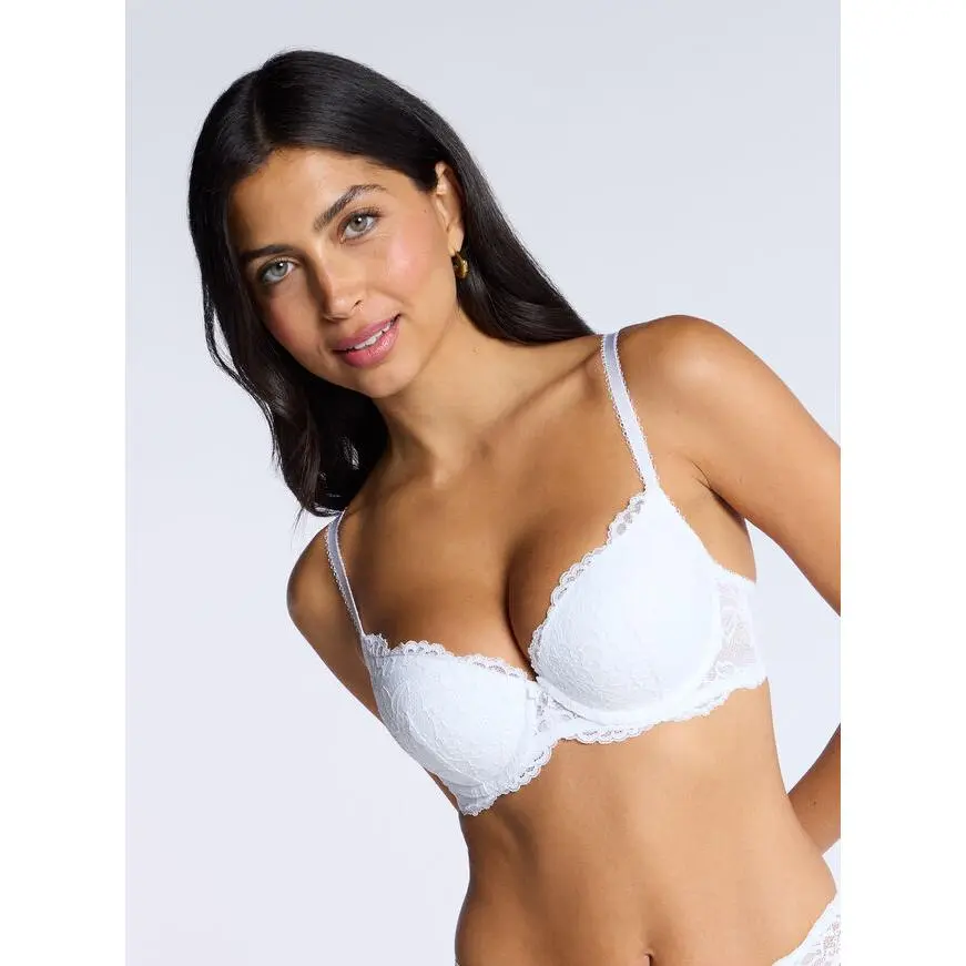 Billie balconette bra - White