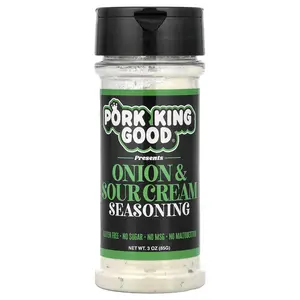 Pork King Good Onion & Sour Cream Seasoning, 3 oz (85 g) Pork King Good Onion & Sour Cream Seasoning, 3 oz (85 g)