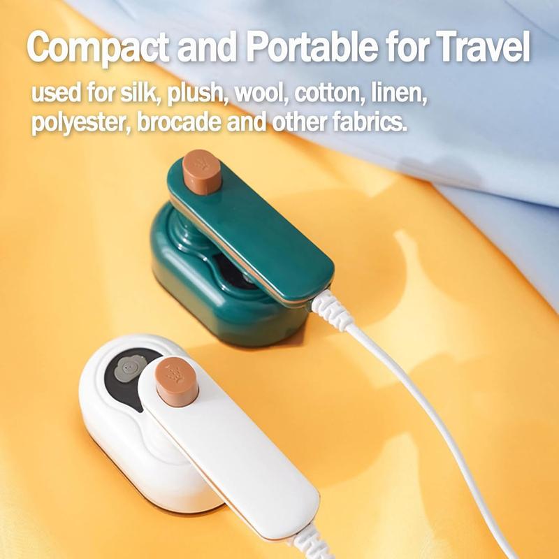 1pc Portable Travel Mini Iron For Clothes, 180 ° Foldable Handheld Mini Electric Iron, Small Mini Electric Iron Fabric Wrinkles Remover With Dry And Wet Ironing For Home And Travel