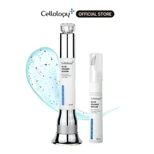 Cellology Blue Eraser Serum + Refill Set - All-in-One LED Serum, Micro Spicules, Skin Soothing, Low Irritation, Korean Skincare 0.50 fl.oz..oz