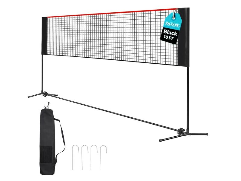 Height Adjustable Volleyball Net for Pool & Backyard, Portable Outdoor Sports Net with Carry Bag, 10FT/14FT/17FT, Red and Blue Available Height Adjustable Volleyball Net for Pool & Backyard, Portable Outdoor Sports Net with Carry Bag, 10FT/14FT/17FT, Red and Blue Available