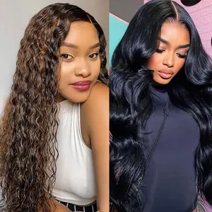 【Combo sale 】Buy 1 get 2 wig  180% Density, Transparent Lace, Blended Human Hair