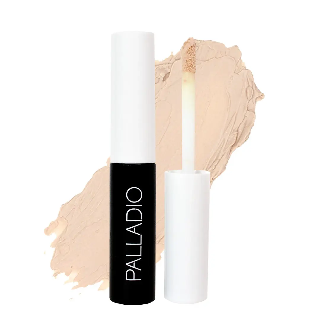 Palladio Eyeshadow Primer, Eliminates Creasing, Ensures Maximum Shadow Vibrancy All Day Long, Enhanced with 5 Different Herbal Extracts, Instantly Vanishing Sheer Finish, Easy Application with Wand, Clear, 0.17 Oz, Ginseng, Flawless