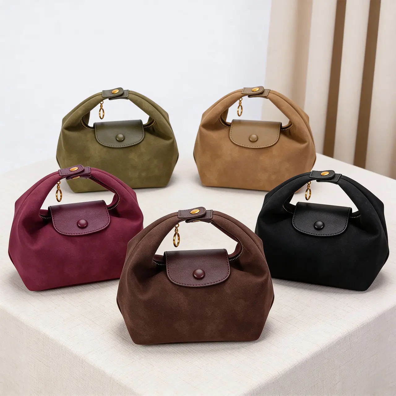 Women's PU Soft Frosted Shoulder Bag with 2 Removable Straps Multiple Carrying Options Crossbody Bag in Stylish Colors
