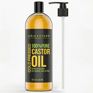 Cold Pressed Castor Oil for Hair, Lashes & Brows | 9,700+ Amazon Reviews