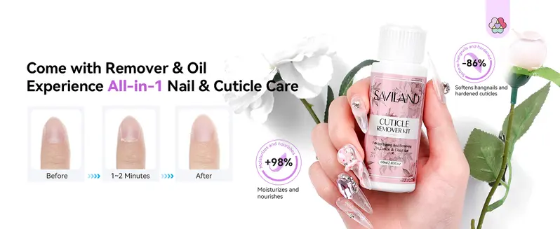 SAVILAND Essentials Acrylic Nail Kit – All-in-1 Set with Lamp EMA Monomer Gel Polish Nail Drill Cuticle Remover for Home DIY Starters