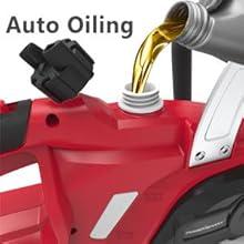 PowerSmart Cordless Chainsaw, 20V 12-Inch Electric Chainsaw with Auto Chain Tension & Lubrication, Battery Powered Chain Saw For Wood Cutting & Trimming (4Ah Battery And Fast Charger Included)(PS76122A)