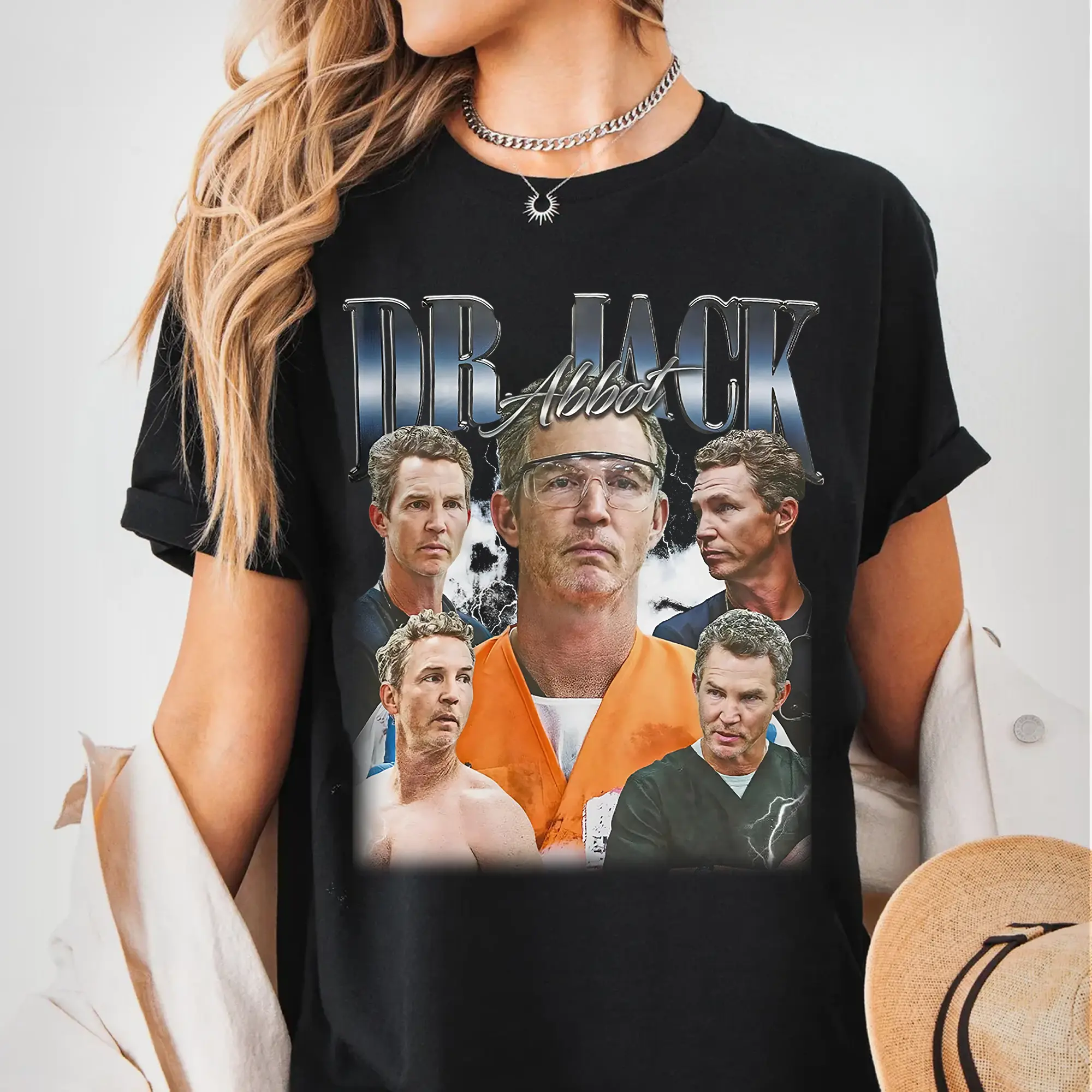 Dr.Jack Abbot Bootleg T-Shirt, Shawn Hatosy Fans Shirt, The Pitt Movie, 90s Bootleg Graphic Shirt, Gift For Fans