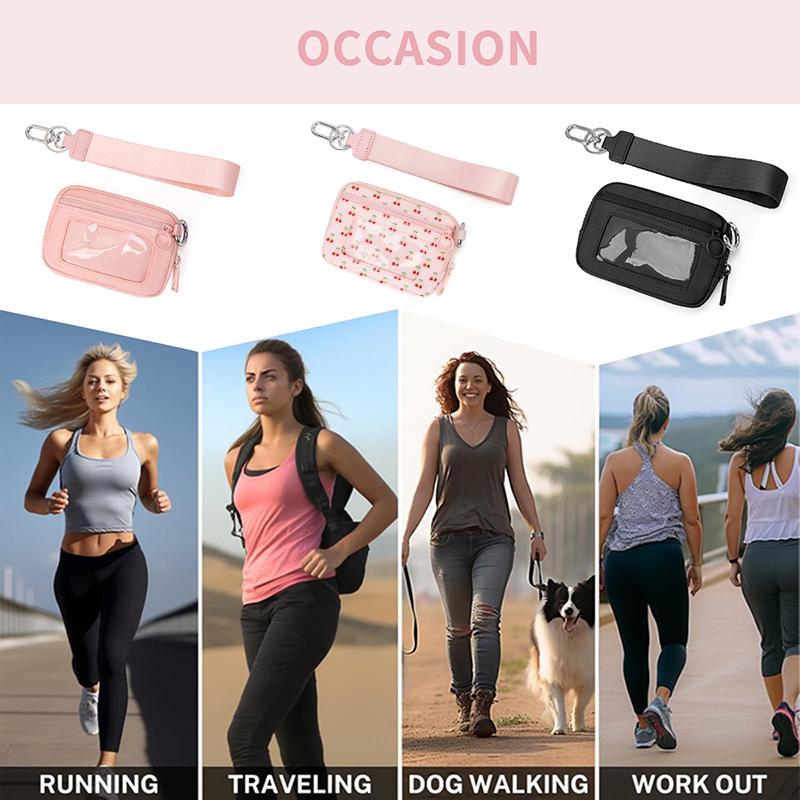 Iris & Rainbow Iris Wallet 2nd Gen RFID Compact Design Mini Wallet for Women Outdoor Wristlet Purse with Strap for Phone Keys Everyday Use