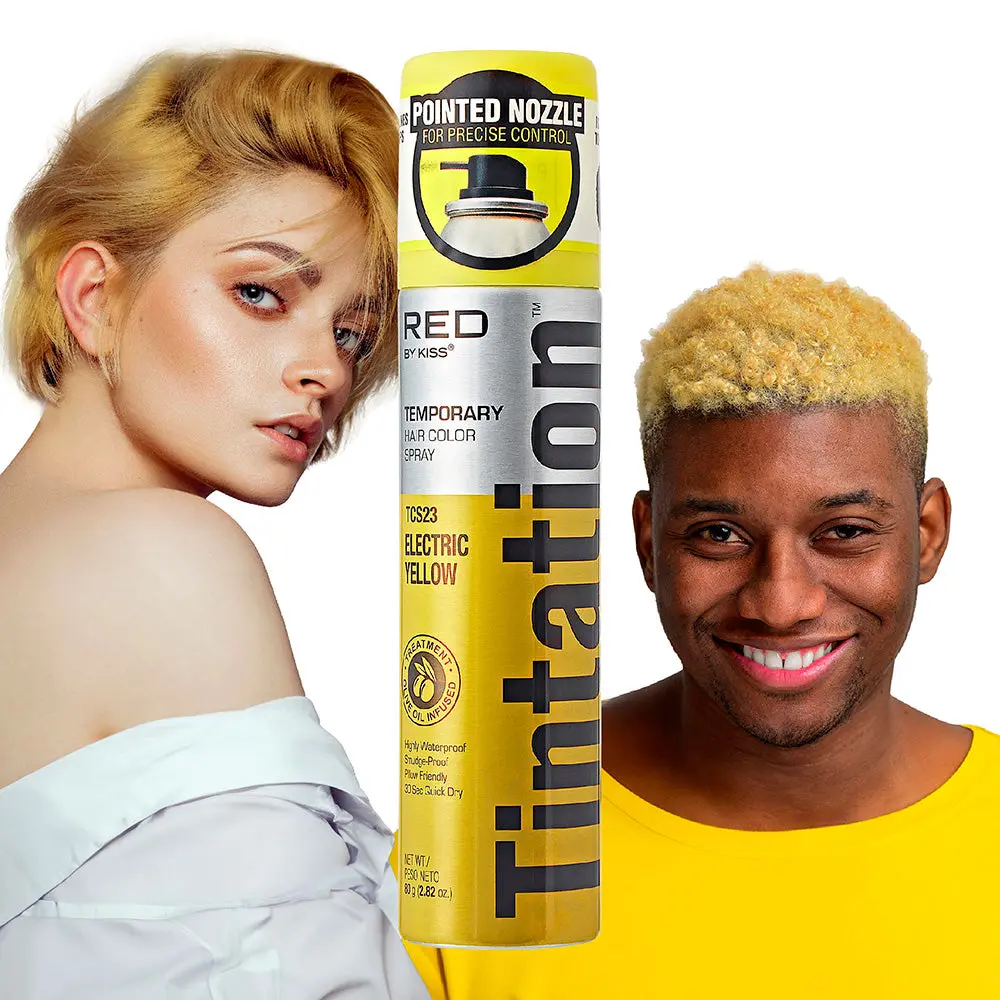 RED by KISS Tintation Color Spray Vibrant Collection - Electric Yellow