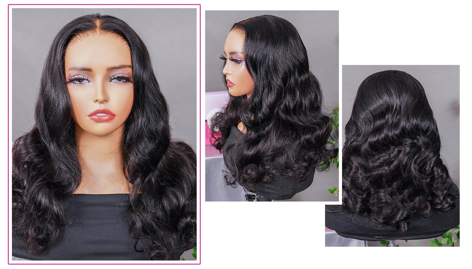 [Clearance Sale] BGMgirl Ocean Wave Pre Bleached  6*4 Wear Go Glueless 180% Density Pre Plucked Pre Cut HD Lace Closure Human Hair Wig e Cut HD Lace Closure Human Hair Wig TikTokShopBlackFriday