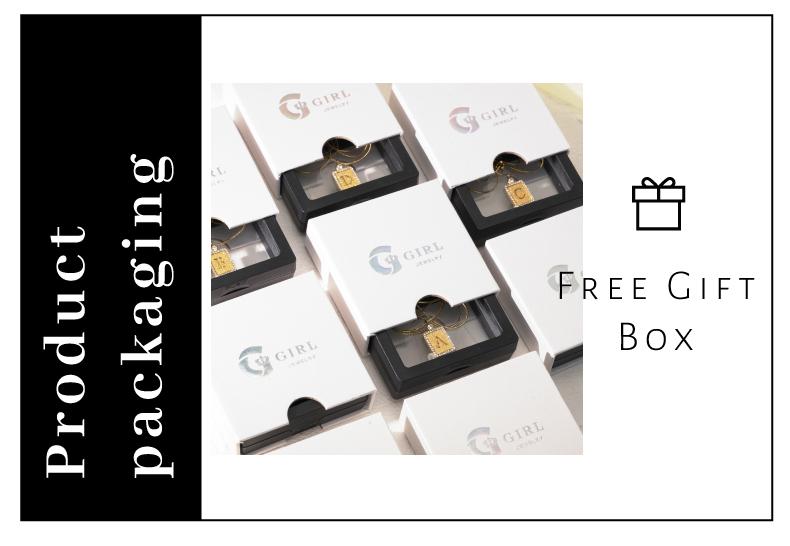 GGIRL 18K Gold Plated Square Hollow Letter Necklace With Stainless Steel Name Pendant Inlaid Rhinestone Edge Elegant Everyday Jewelry For Women Self Love Fashion Pendants Fashion Jewelry Gift for Holiday Haul Christmas Birthdays Anniversaries