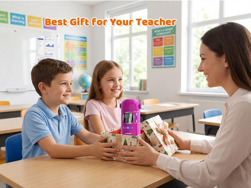 【Valentines Gift for Teachers 】Electric Pencil Sharpener for Colored Pencils, Fully Automatic, Rechargeable, Fast Precise Sharpening, Fits 7 to 11.5mm Pencils, Ideal for Home and Classroom Office Supplies,Teacher Gift