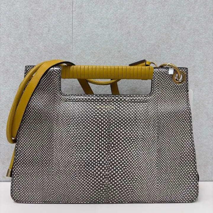 Pre-owned GIVENCHY leather Crossbody Bags Lizard Print Crossbody Handbag 23435590