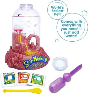 Sea-Monkeys On Mars - - World's Only Instant Pet Toy - Ages 6+ (Pack of 1) - Toy Brine Shrimp Aquarium