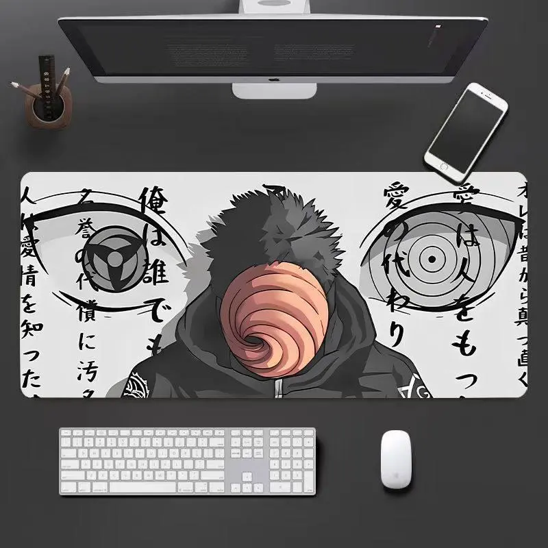 Obito Madara Sharingan Playmat Anime Play Mat Decor TCG, Deskmat & Mousepad