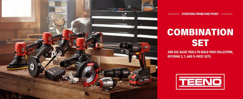 20V Cordless Combo Kit, 11-IN-2 8-IN-1 3-IN-1Cordless Multi-tool with Case, Drill, Recip saw, Chain Saw, Impact wrench, Oscillating tool, Sander with Accessories, 3.0Ah Lionthium Battery and Charger Portable