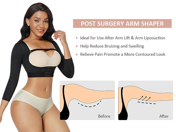 FeelinGirl Upper Arm Shaper for Women Post Surgery Slimming Compression Sleeves Arm Lipo Compression Garments Bras Women FeelinGirl Upper Arm Shaper for Women Post Surgery Slimming Compression Sleeves Arm Lipo Compression Garments Bras Women