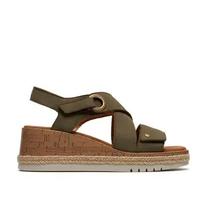 Clarks Womens Kidiki Sun Wedge Sandals