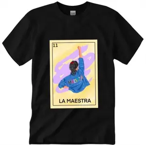 La Maestra Bilingual La Loteria Shirt, Loteria T Shirt, School Teacher Tee, Loteria, Tshirt, Teacher Gift, La Stretch