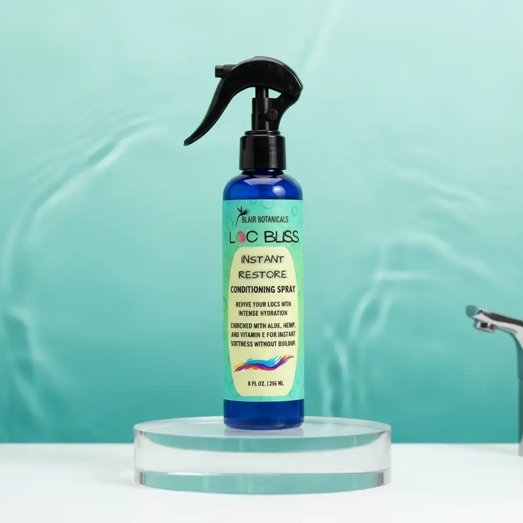 Loc Bliss Instant Restore Anti-Frizz Hydrating Leave-In Conditioner Spray