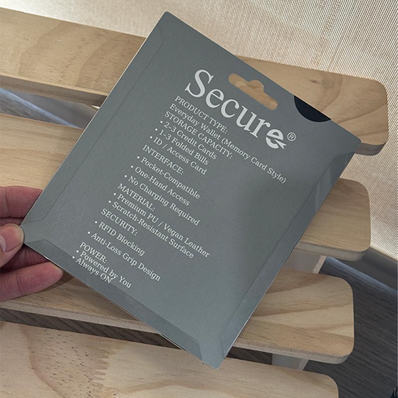 SD Card Style Ultra-Slim Card Holder Wallet for 2 Cards