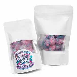 Cotton Candy Gushers Soft Chewy Snack - Nostalgic Gourmet Sweetness with Vibrant Hard Candy Shell & Fruity Finish - Perfect for Parties & Trays