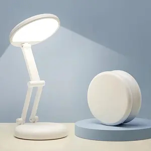 【ab】One Fire Cordless Desk Lamp,Dimmable Small Battery Powered Lights,3600mAh Rechargeable Wireless Table Lamp,Mini Lamp&Portable Light for Bed,Book Reading,Home for Small Spaces,Nail Light,Craft,Office