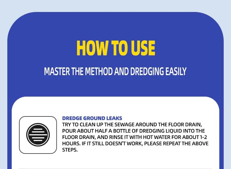 PICKZONE PIPE BOBO -Drain Unclogger Powerful Pipeline Dredging for Kitchen Sinks Shower Drains Tubs Dissolves 200+ Blockages Kills 99% Bacteria Safe for All Pipes Quick Dredging Formula Household Cleaner Bathroom Cleaning Tool