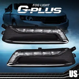 LED DRL Fog Light Lamps Wiring Kit Switch US Fit For 2014-2020 Chevy Impala