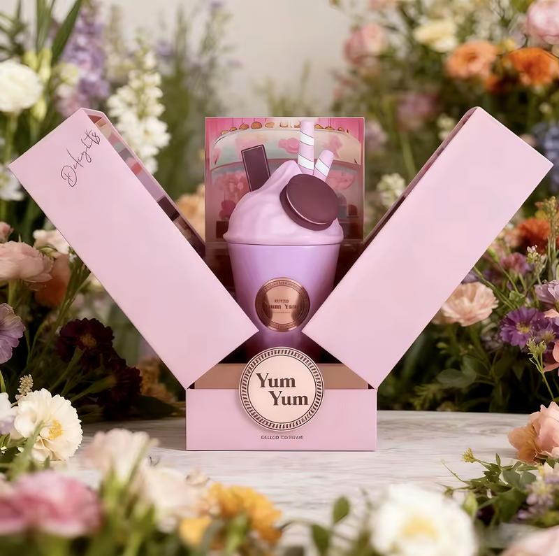 Ice Cream Rainbow | 100 ML (3.4 Oz) | Perfume For Women| Eau De Parfum | Citrus,Floral,Woody,Wild Berries,White Flower Powdery Notes | Bliss  Cheerful Enchanting Aroma |  Long lasting Perfume | Daily Fragrance in Pink Bottle