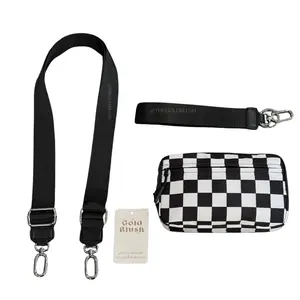 Gold Blush DualMode 2 in 1 Wallet RFID protected – Nylon Wristlet & Crossbody Bag for Women, Fits Most Smartphones, Stylish & Versatile wallets purse