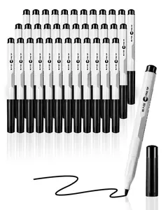 Dry Erase Markers 36 Count Black Whiteboard Markers Fine Tip Low Odor Non-Toxic Ink For Office Classroom Home Use, Quick-Dry, Bold Lines, Ideal For Meetings, Lectures, Notes, And Student Projects