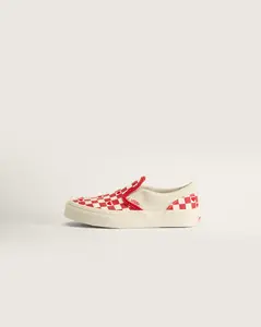 Vans Unisex Little Kids Classic Slip-On Checkerboard Shoe