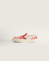 Checkerboard Racing Red / True White