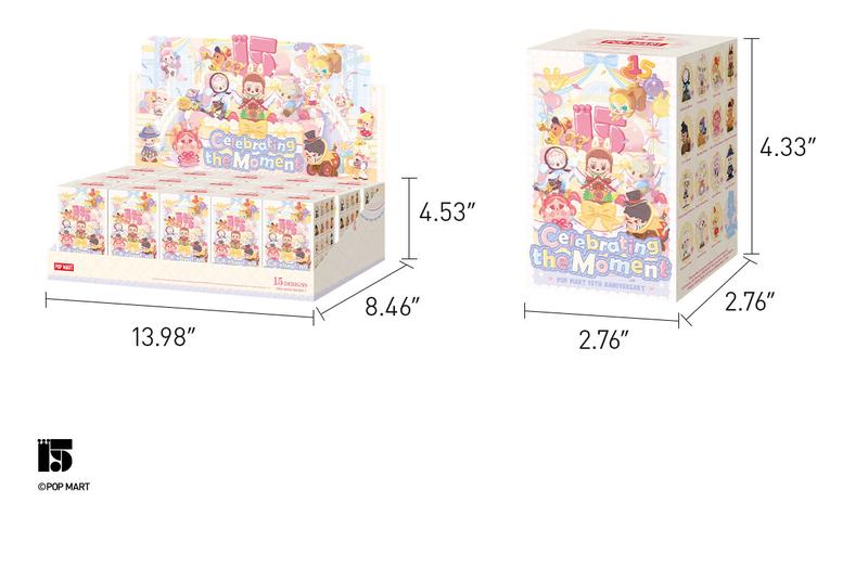 POP MART Celebrating the Moment POP MART 15th Anniversary Series Figures