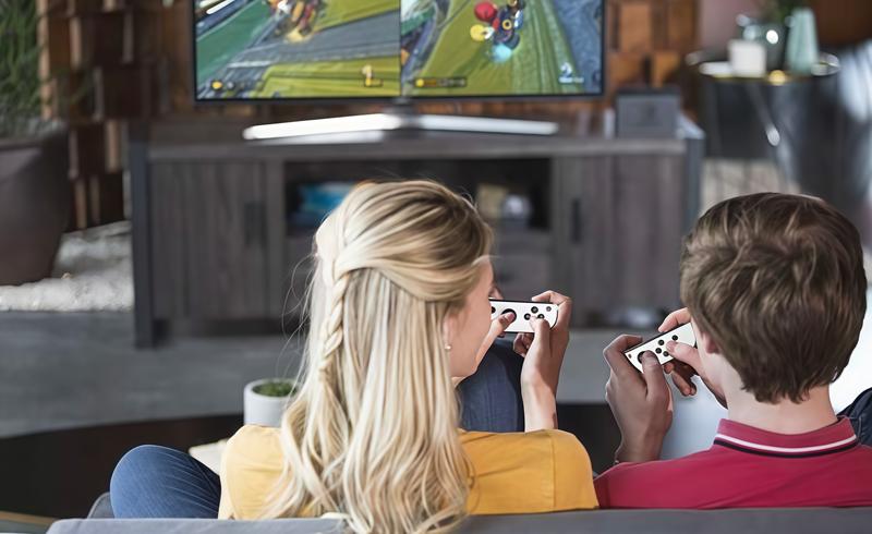 MOVONE Replacement Controller for Switch Lite/OLED Supports Dual Vibration 6-Axis Gyro Wake-up Motion Controls Screenshot L/R Buttons Enhance Gaming Experience MOVONE Replacement Controller for Switch Lite/OLED Supports Dual Vibration 6-Axis Gyro Wake-up Motion Controls Screenshot L/R Buttons Enhance Gaming Experience