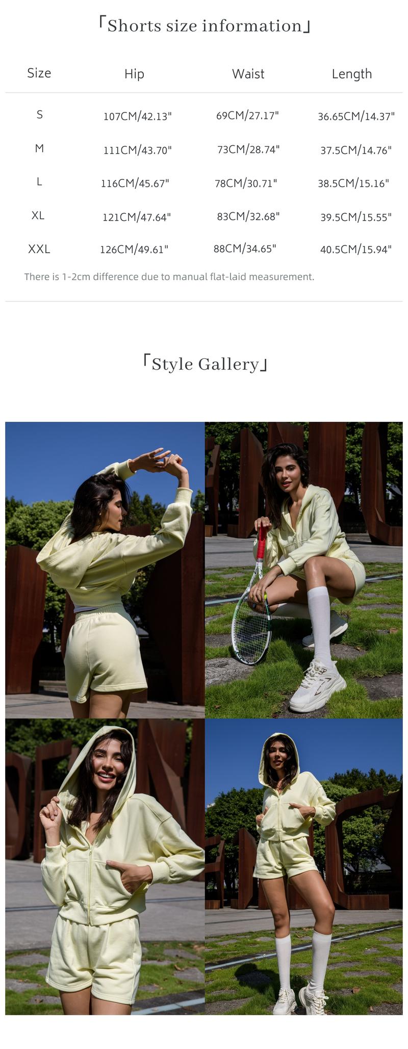 Chicovar Women's Lounge & Casual Sweat Shorts, Soft High Waist Shorts for Home,Summer Daily Wear, Travel and Light Exercise