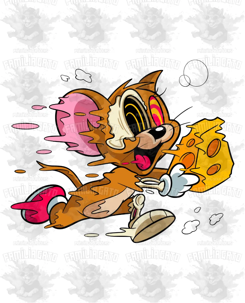 Urban Cartoon Fabric DTF Transfer - DIY Specialty Supply for Toys & Hobbies Projects