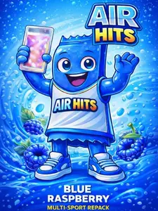 Panini Air Hits Blue Raspberry Multi-Sport Trading Cards Pack