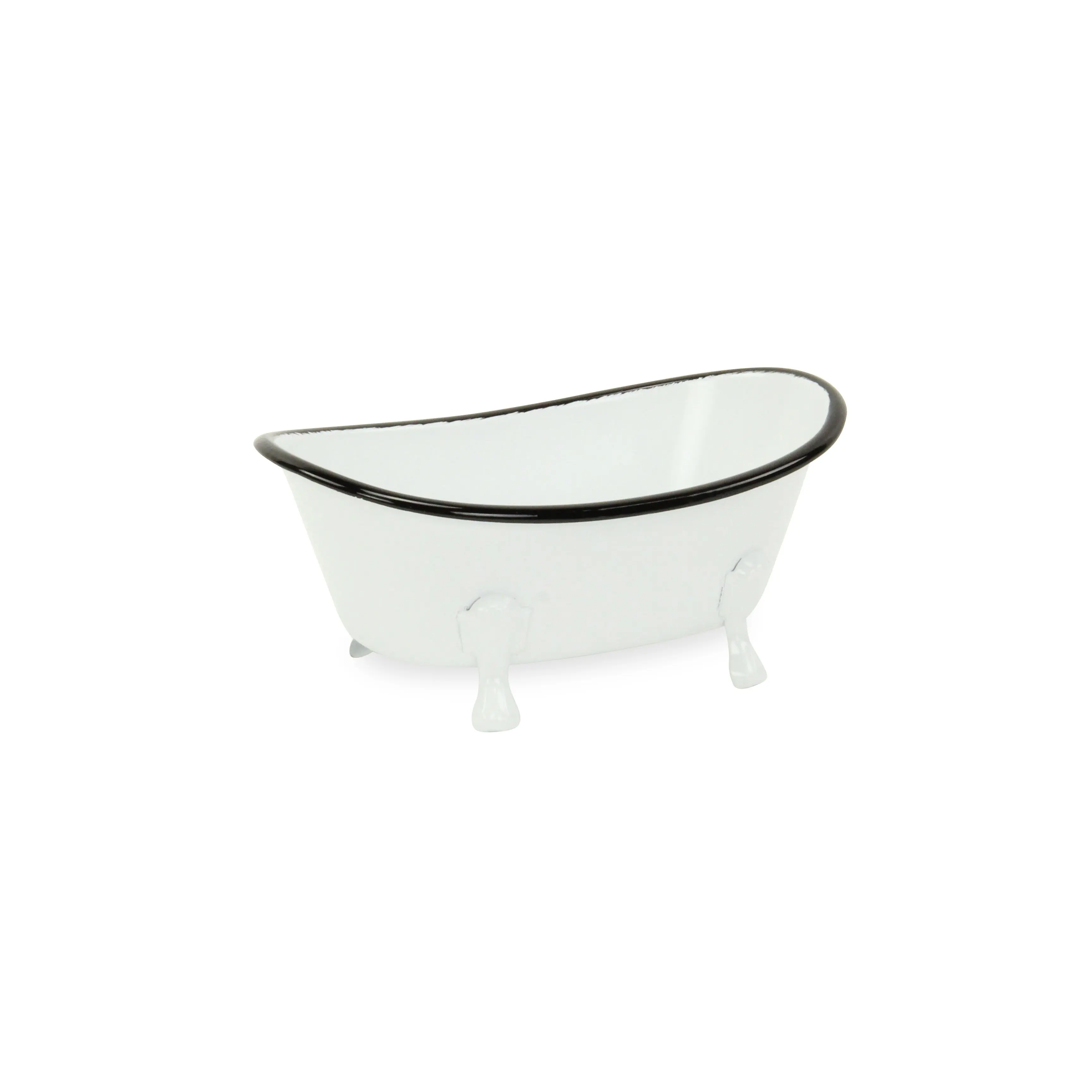 Cheungs 5130WT White Metal Bathtub Decor