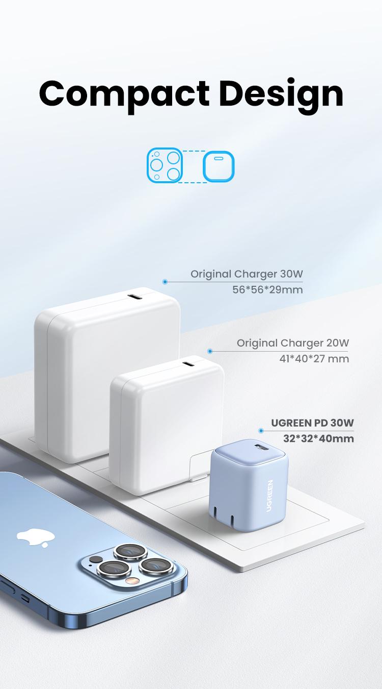 UGREEN 30W Nexode Foldable GaN USB C Charger. Super-Fast Charging for iPhone 15 Pro Max, 14, 13 and Galaxy S23, Type-C Power Adapter, Ideal for Smartphones and Cellphones Charger--Deals for You,TikTokShopBlackFriday ,TikTokShopHolidayHaul UGREEN 30W Nexode Foldable GaN USB C Charger. Super-Fast Charging for iPhone 15 Pro Max, 14, 13 and Galaxy S23, Type-C Power Adapter, Ideal for Smartphones and Cellphones Charger--Deals for You,TikTokShopBlackFriday ,TikTokShopHolidayHaul