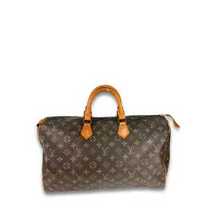 Pre-owned Louis Vuitton Monogram Coated Canvas Top Handle Bags Monogram Speedy 40