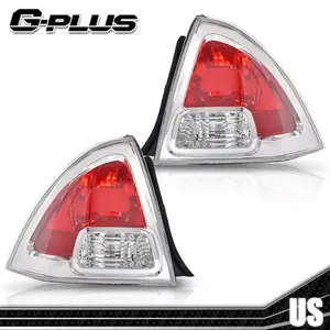 Fit For 2006-2009 Ford Fusion Chrome Tail Lights Brake Lamps Left Right Side