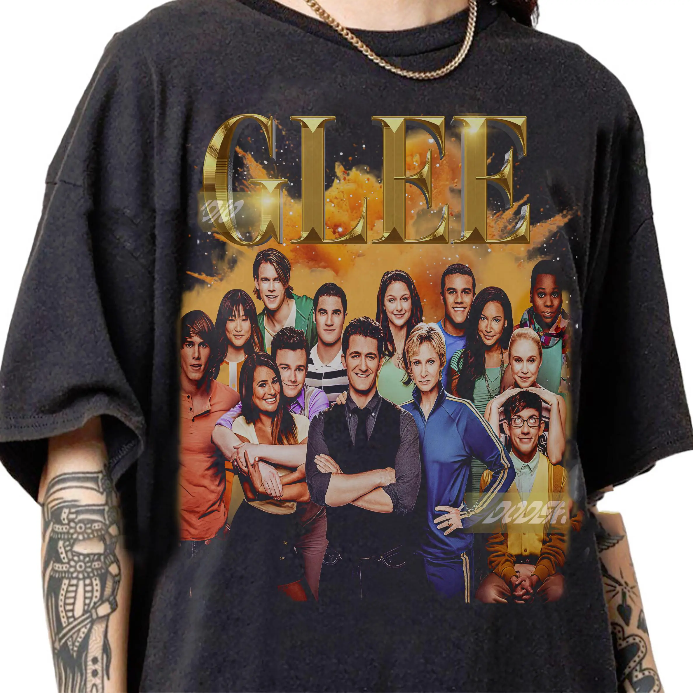 Glee Inspired Vintage Retro Fan Gift T-Shirt Unisex Bootleg Style Graphic Tee
