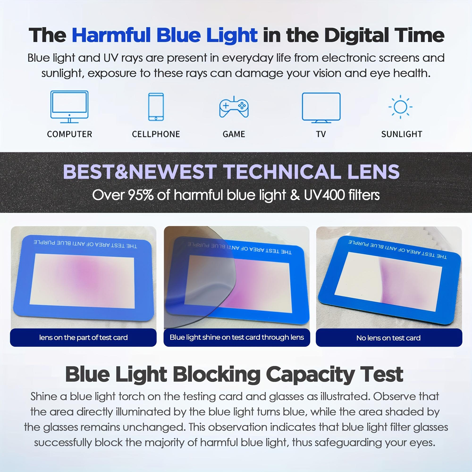 4-Pack Women's Blue Light Blocking Glasses Anti-Round Face Eyewear Set 4 Fashion Frame Colors Internet Celebrity Style Windproof No-Makeup Essential Leopard Pattern Eyeglasses