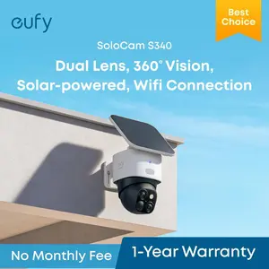 eufy Security SoloCam S340, Solar Security Cameras Wireless Outdoor eufy Security SoloCam S340, Solar Security Cameras Wireless Outdoor
