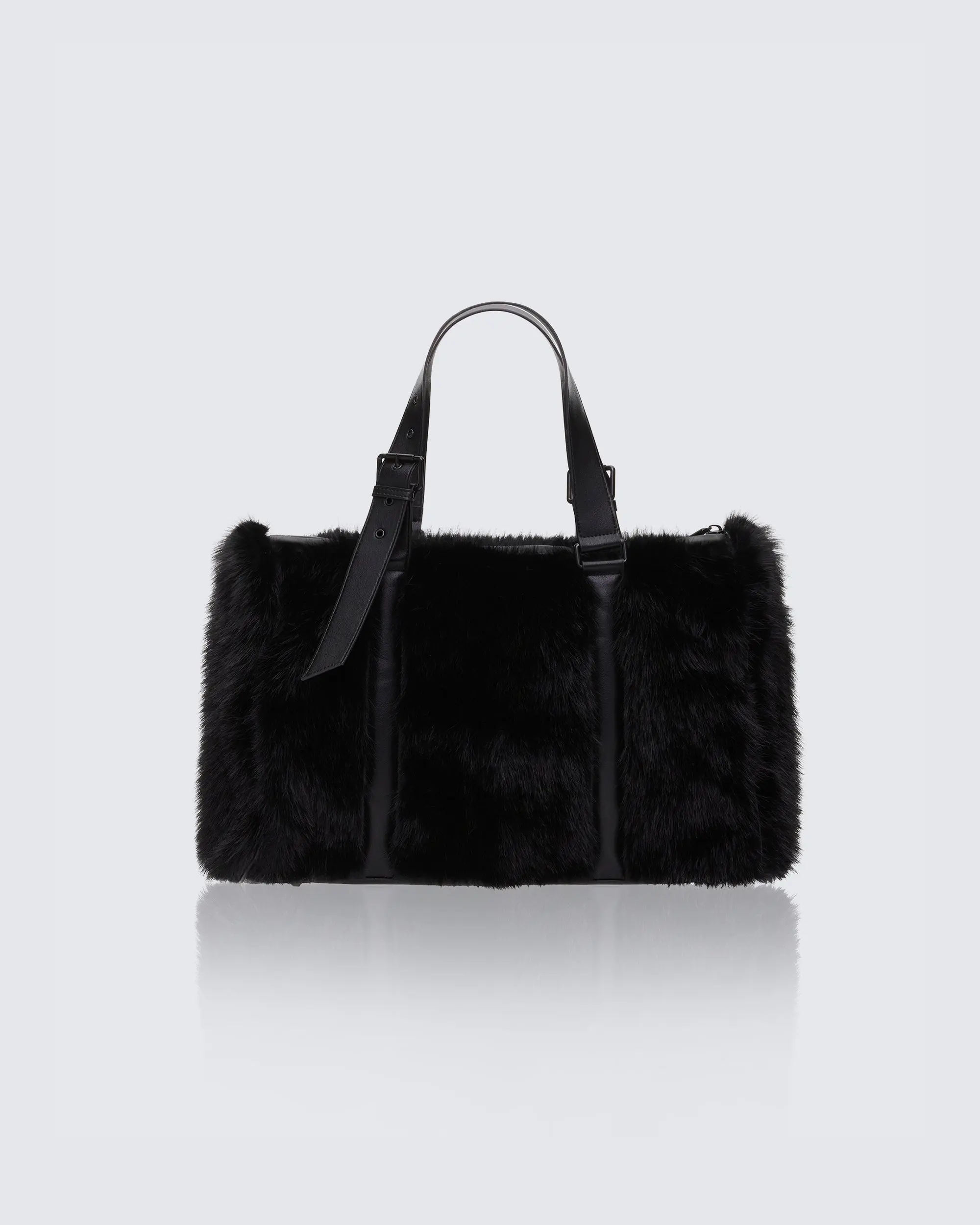 Kimora Black Y2K Fur Holdall Kimora Black Y2K Fur Holdall