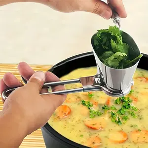 Manual Herb Chopper  Portable Handheld Food Processor Suitable for Herbs, Garlic, Onions, Vegetables, Nuts, Cilantro, And Parsley - No Electricity Required